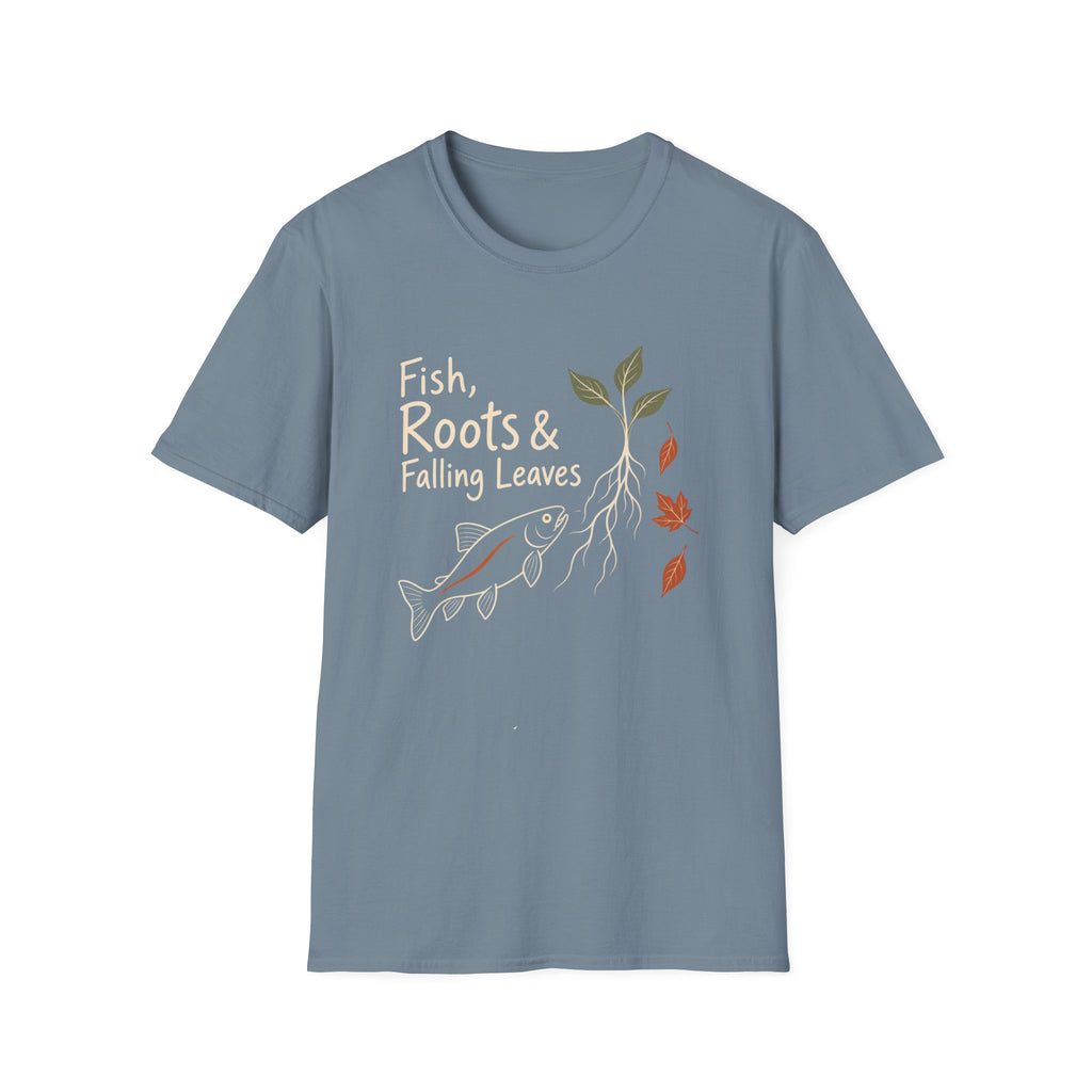 Fish, Roots & Falling Leaves T-Shirt