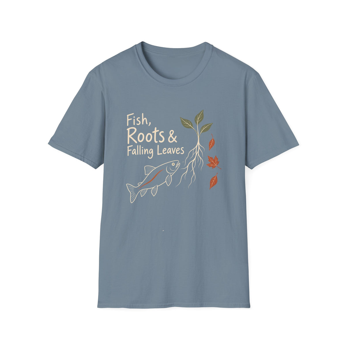 Fish, Roots & Falling Leaves T-Shirt