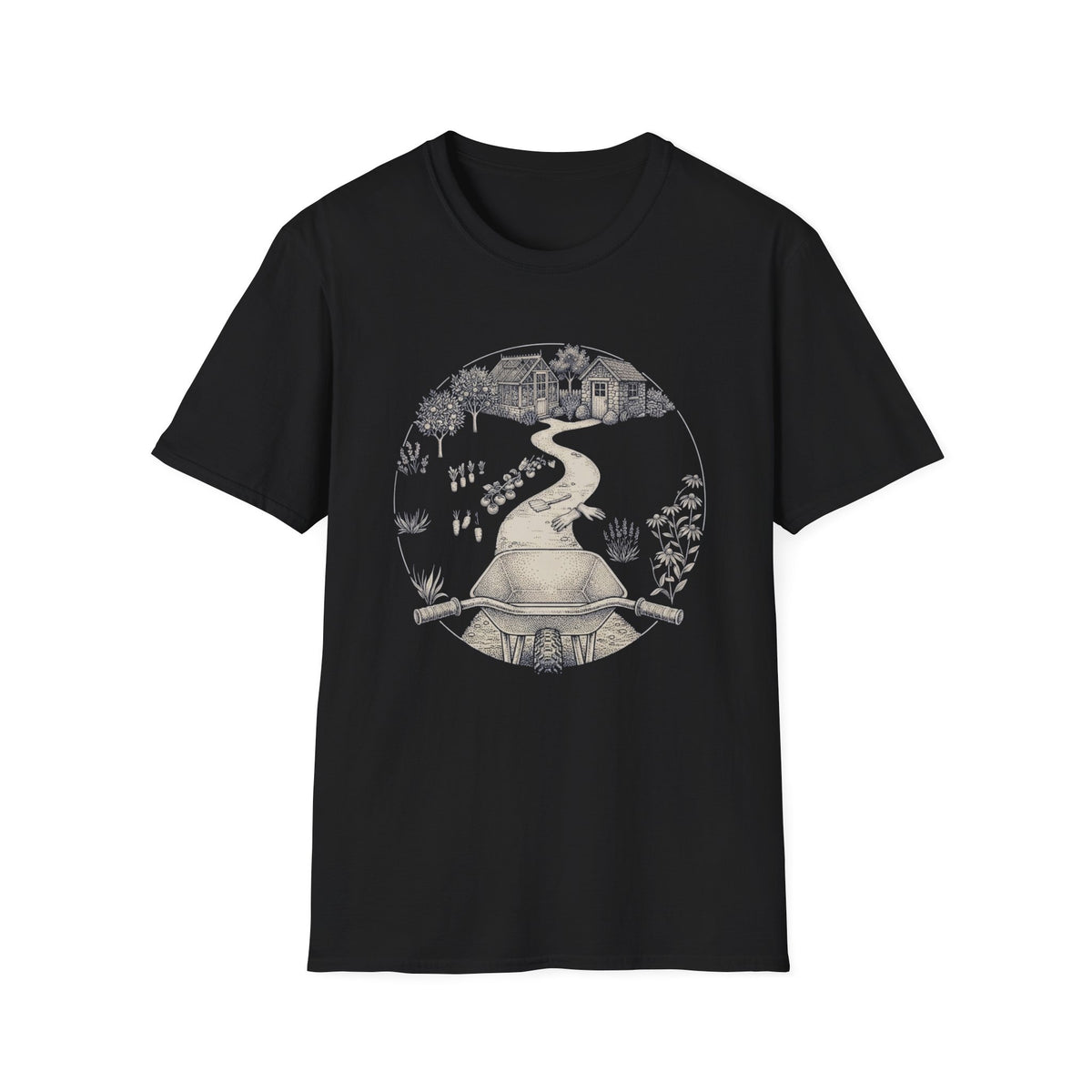 Cottage Path Graphic T-Shirt