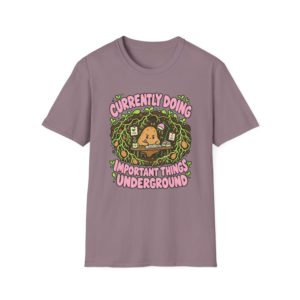 potato working at a underground T-Shirt