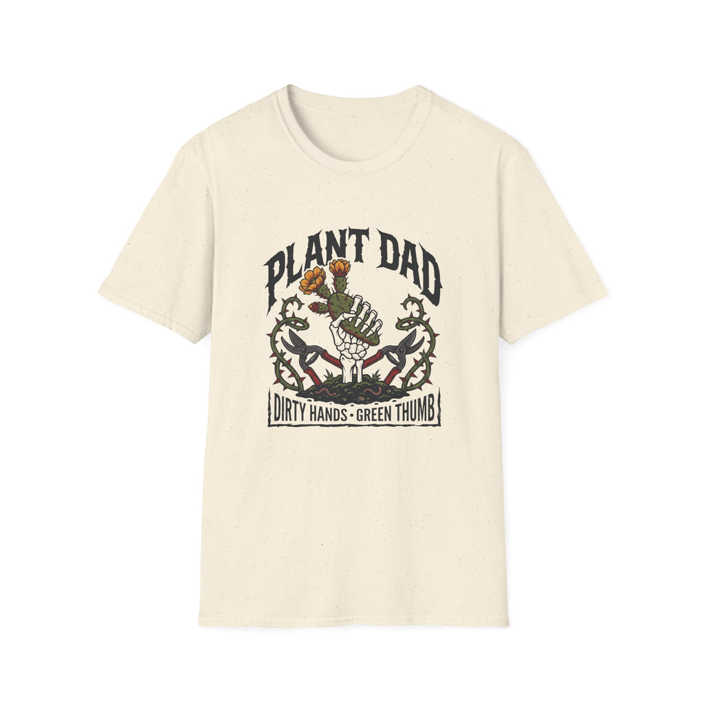 Skeleton Hand Holding Succulent, Plant Dad T-Shirt