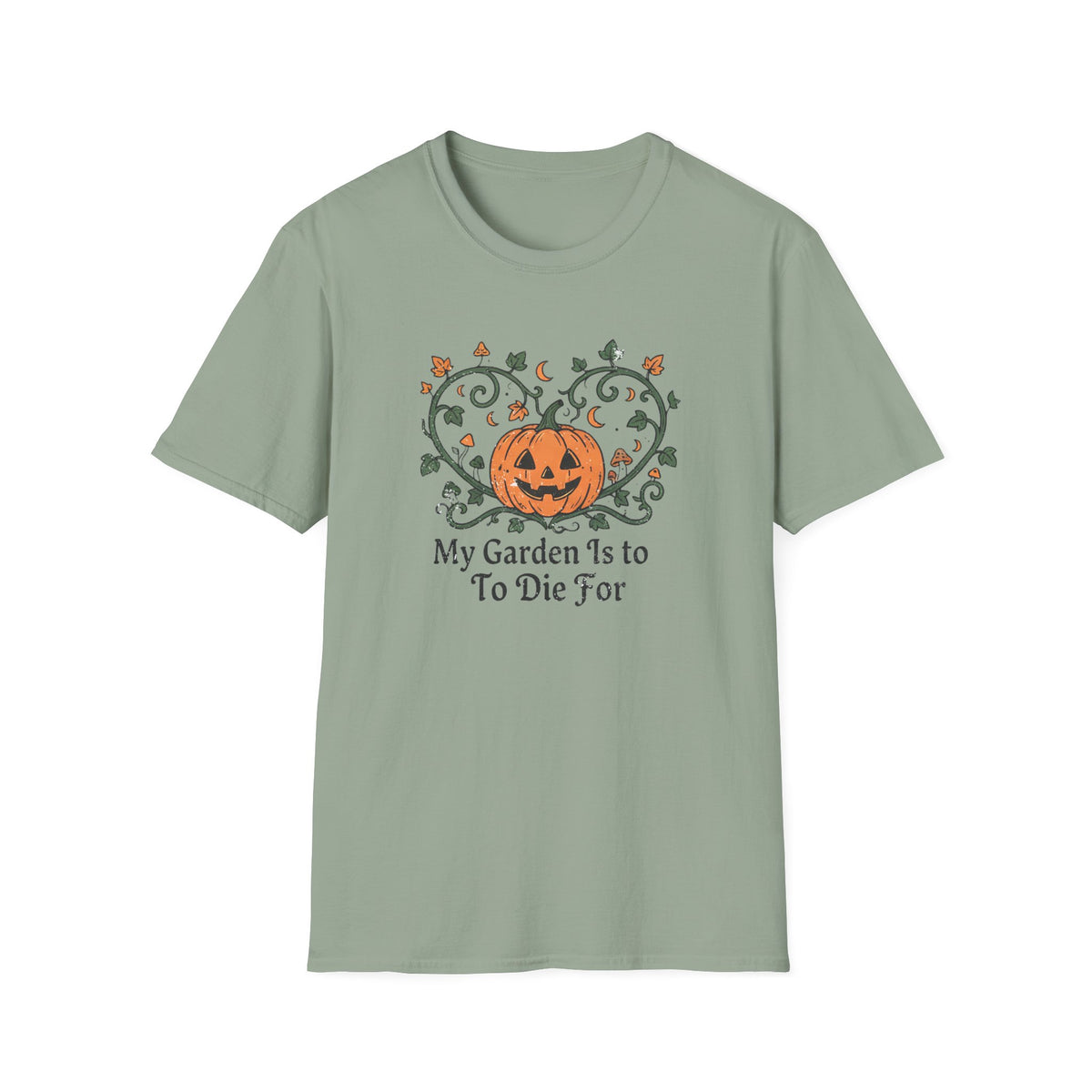 Halloween Pumpkin Garden T‑Shirt