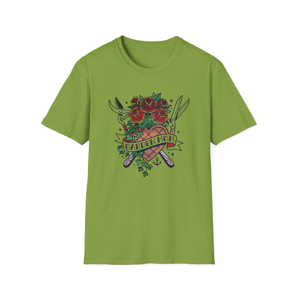 Floral Pruning Shears Garden Mom T-Shirt