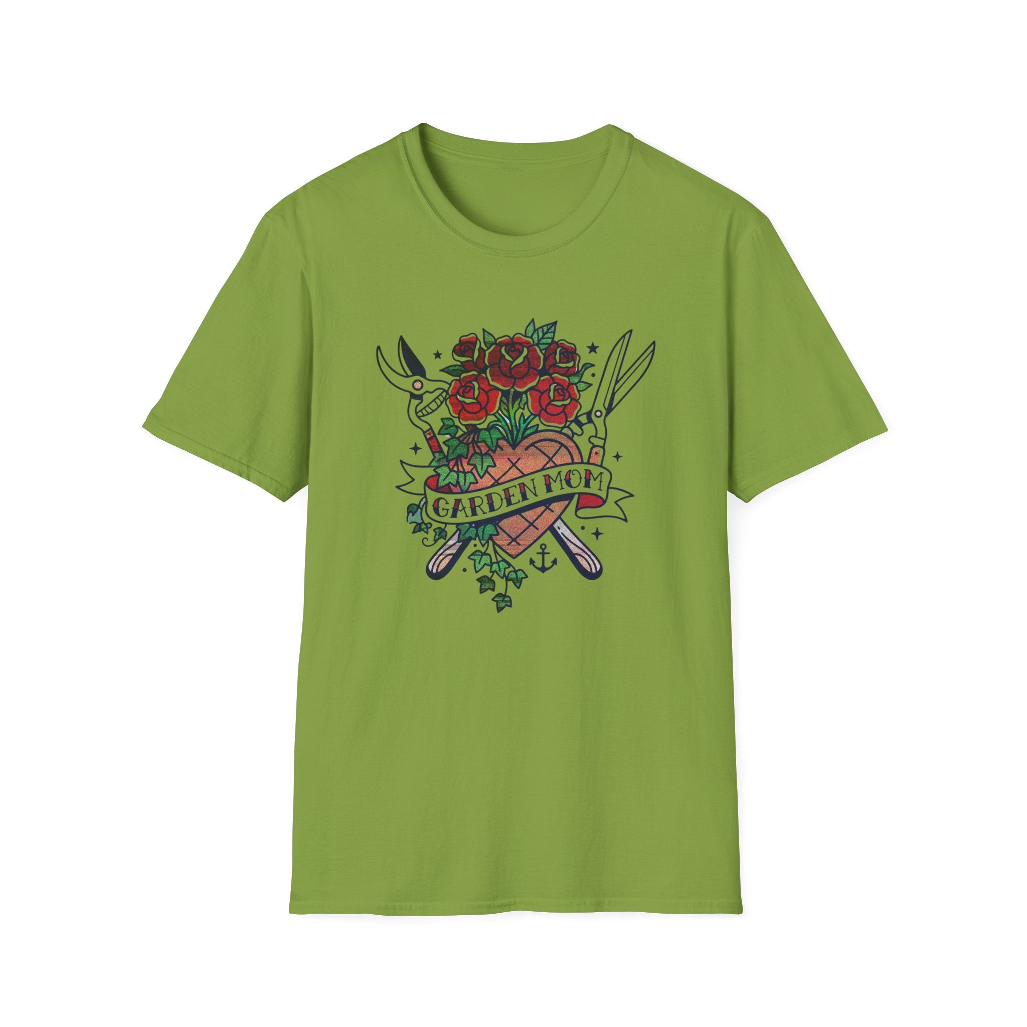 Floral Pruning Shears Garden Mom T-Shirt