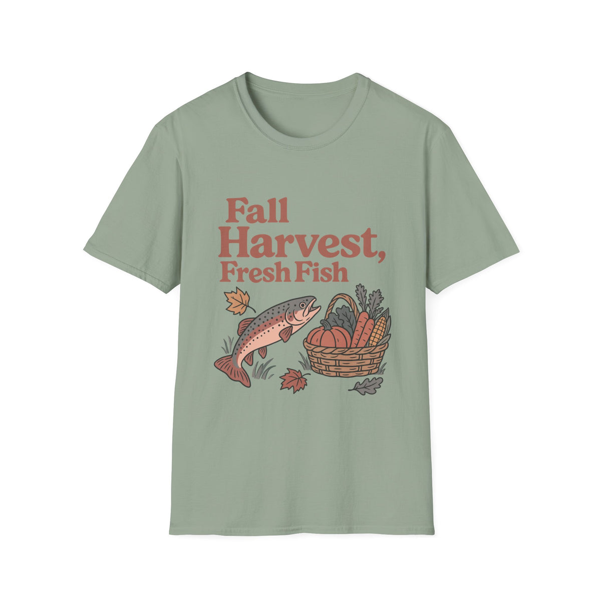 Fall Harvest Fresh Fish T-Shirt