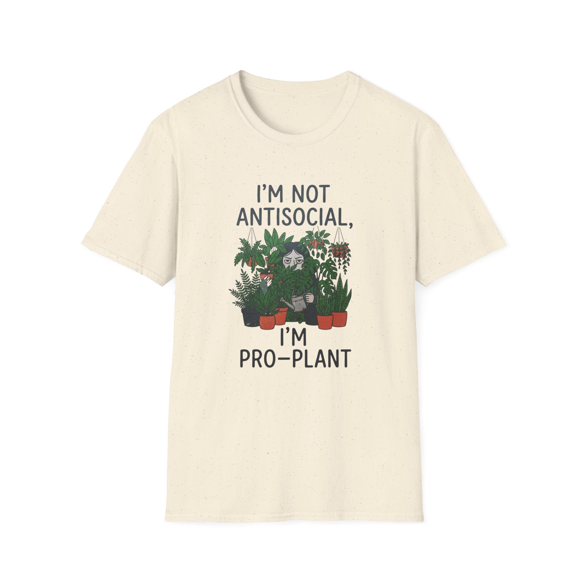 "I'm Not Antisocial, I'm Pro‑Plant" T-Shirt