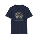 'Bee Kind, Plant Flowers' Floral Bee T-Shirt