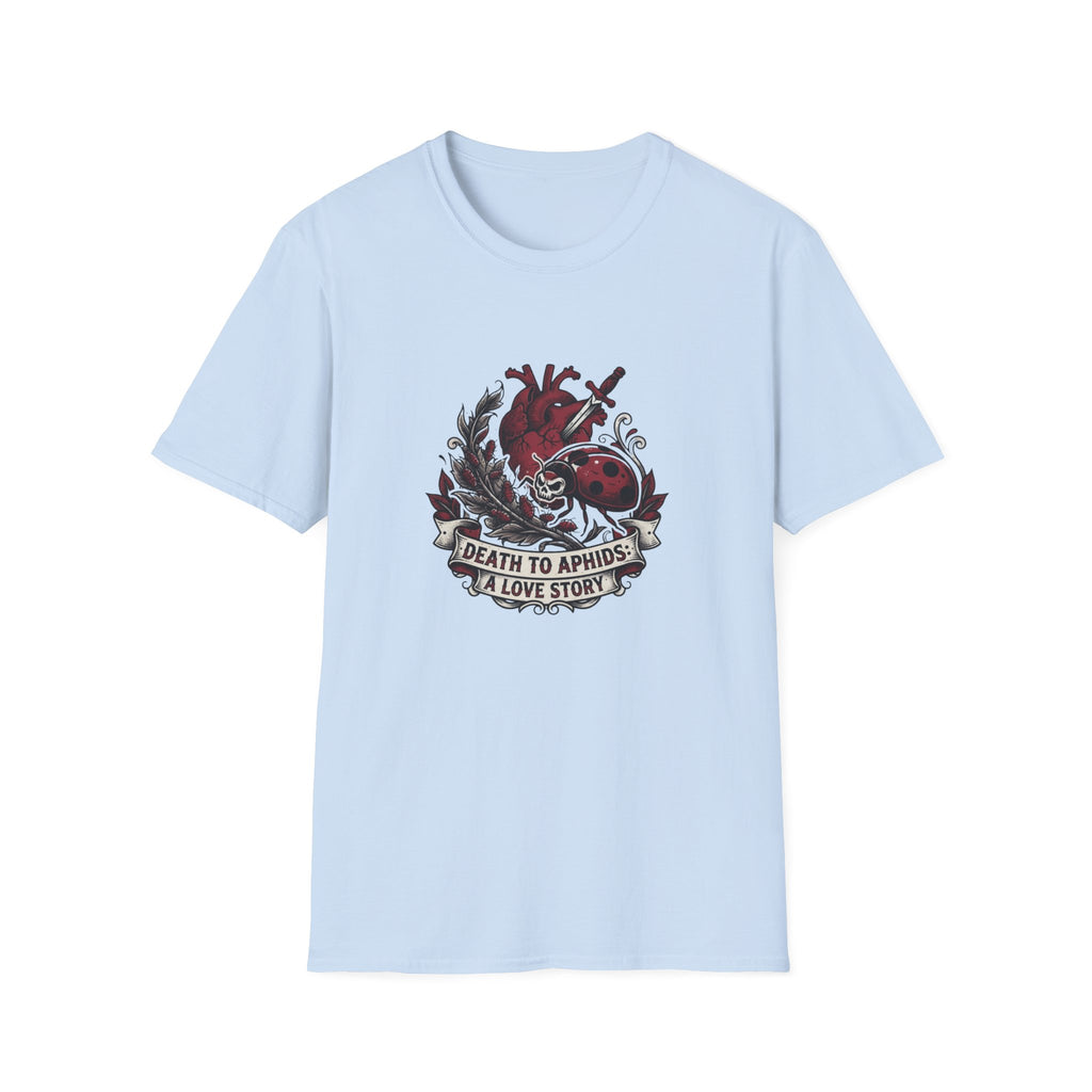 Anatomical Heart & Ladybug Tattoo Design T-Shirt