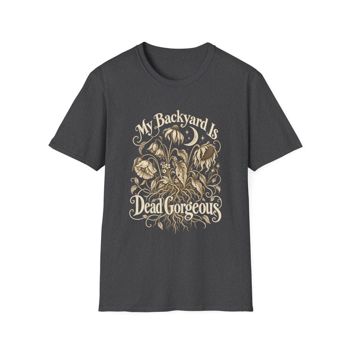 Gothic Floral Garden T-Shirt