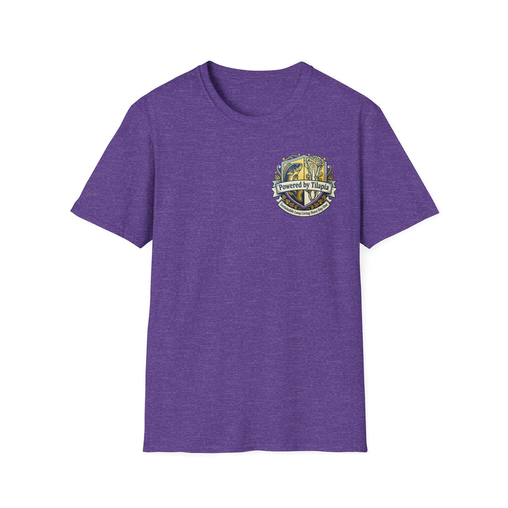 "Powered by Tilapia" Crest Graphic T-Shirt