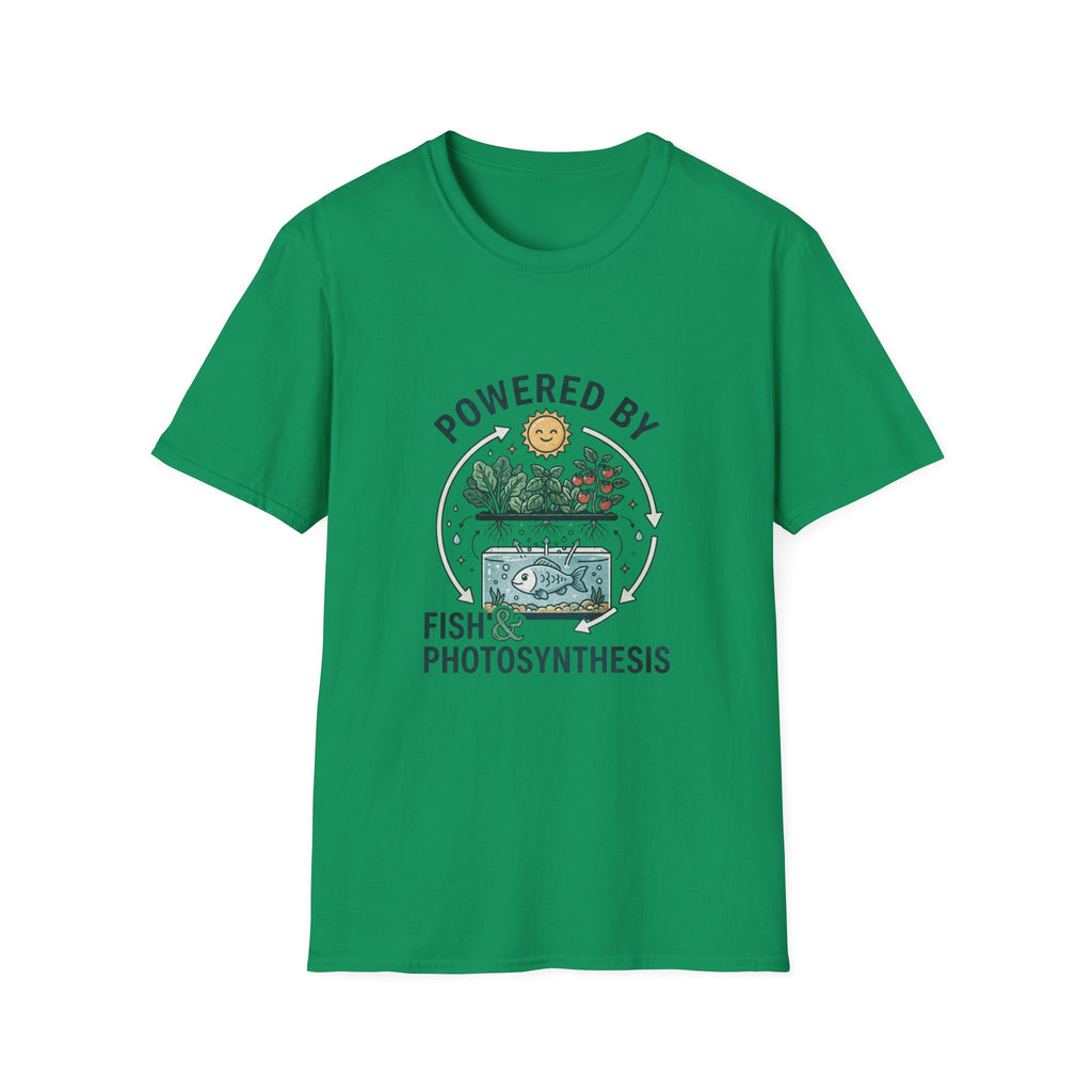 Powered by Tilapia and Pure Aquaponics T-Shirt