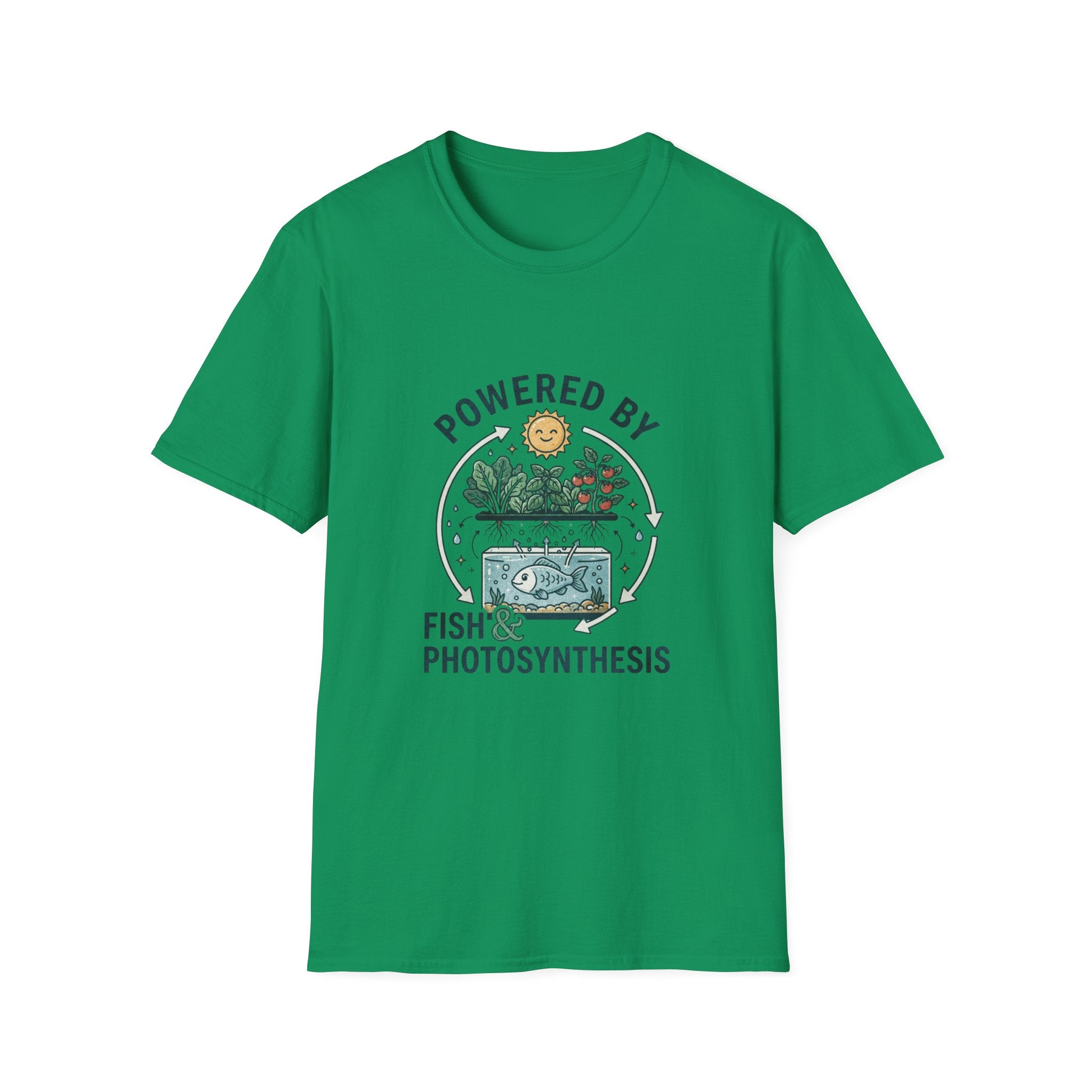 Powered by Tilapia and Pure Aquaponics T-Shirt
