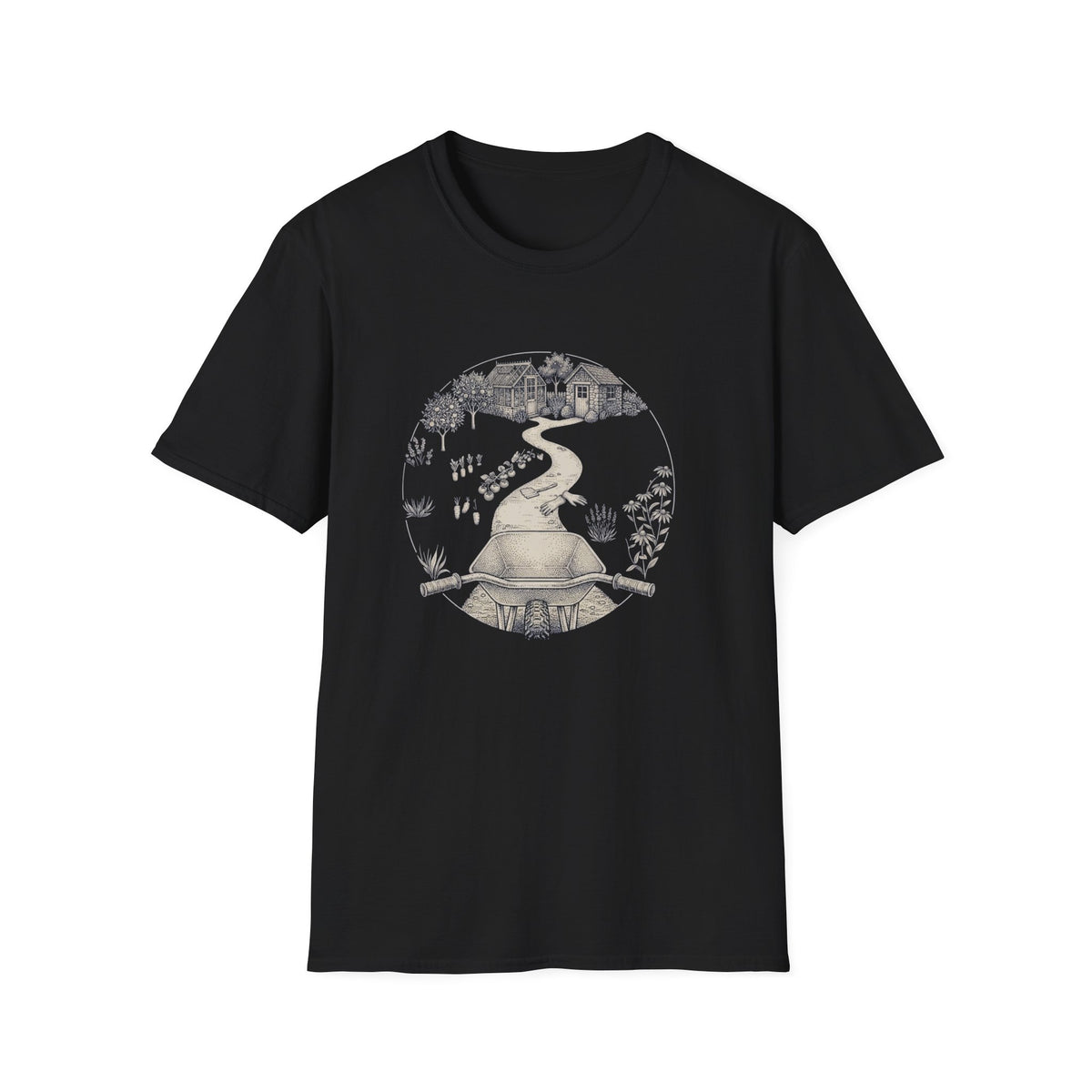 Cottage Path Graphic T-Shirt