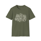 Line Art Vegetable Garden T-Shirt