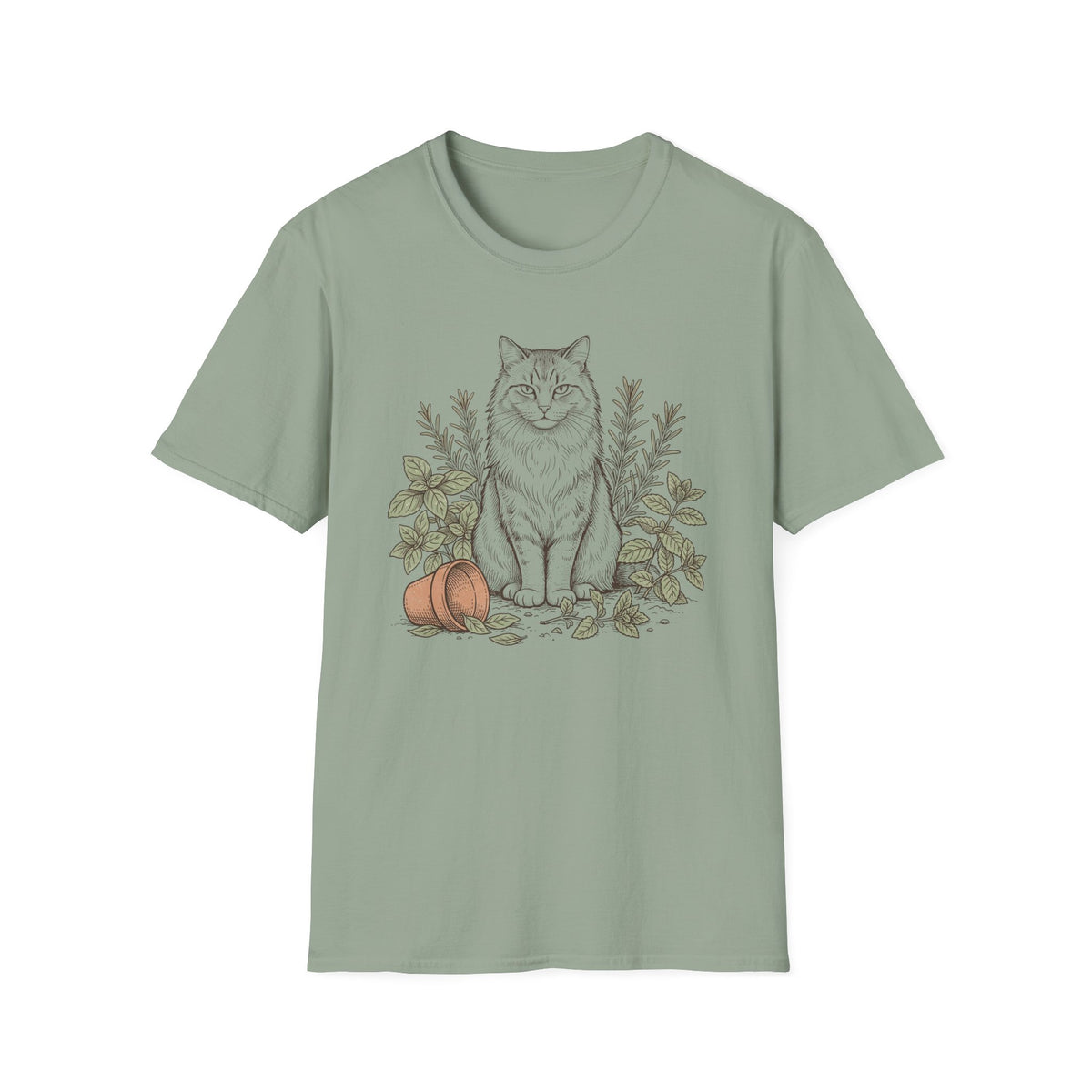 Cat Botanical T-Shirt