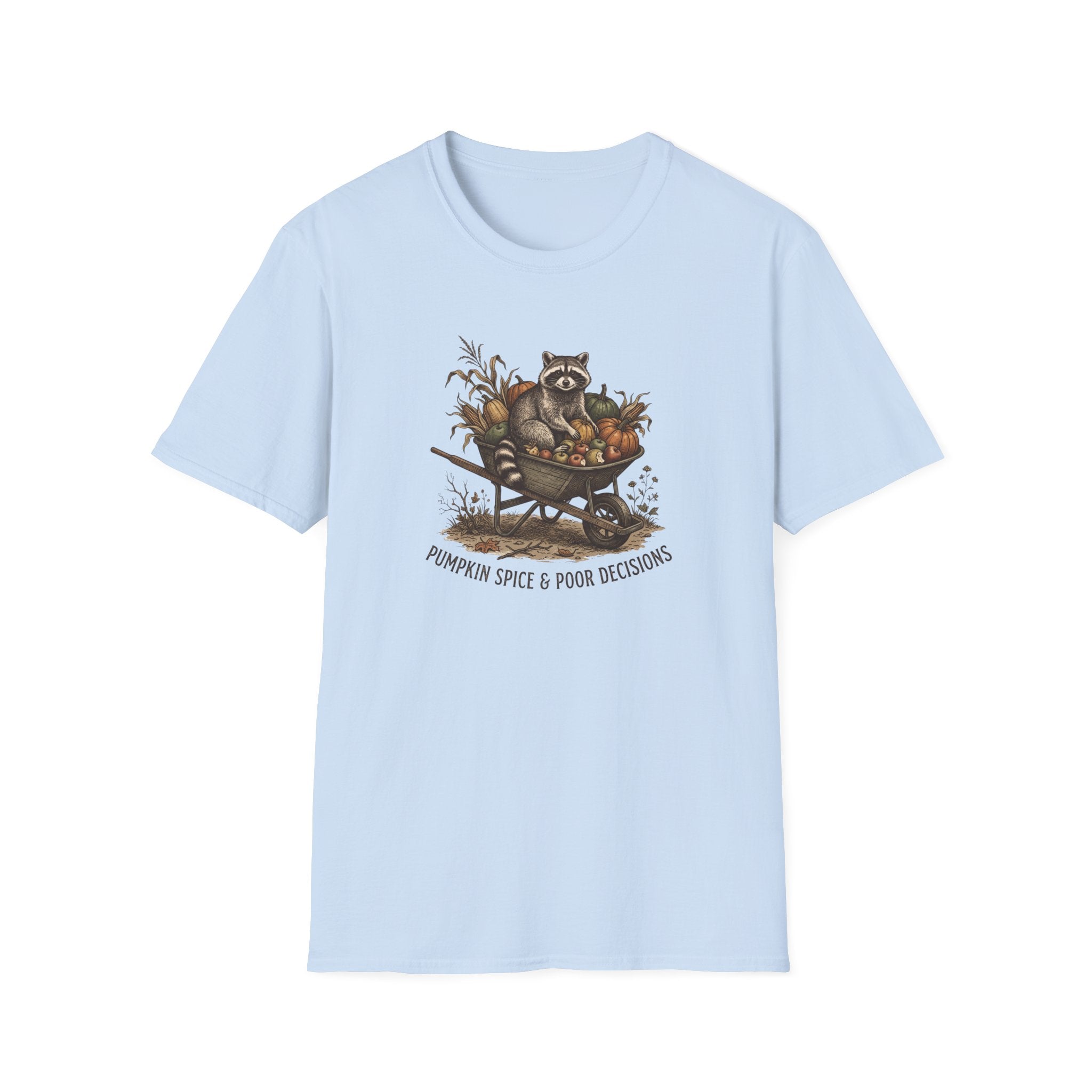 Raccoon Wheelbarrow T-Shirt