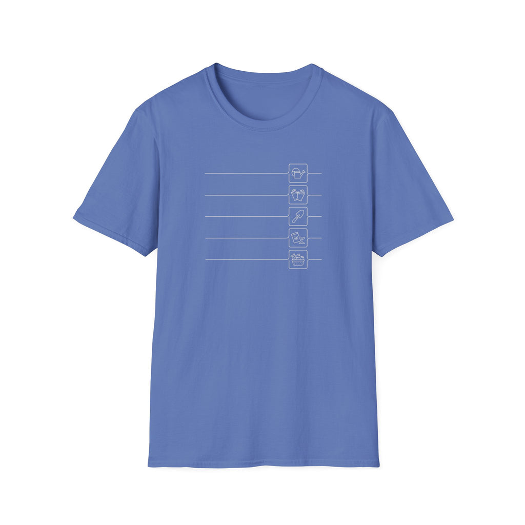 Minimalist Gardening Icons T-Shirt
