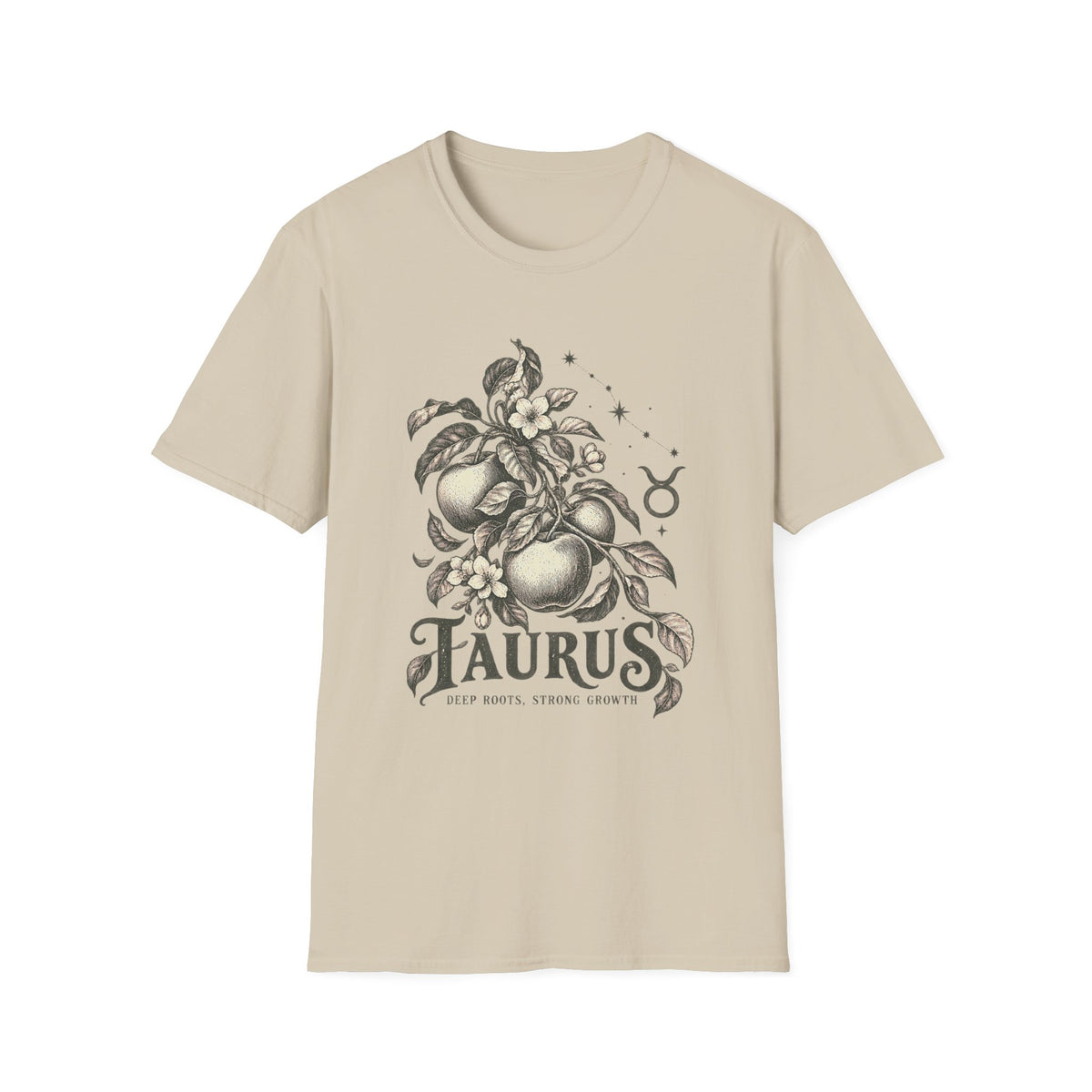 Taurus Zodiac Botanical T-Shirt