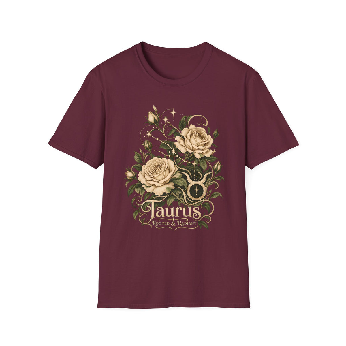 Taurus Zodiac Floral T-Shirt