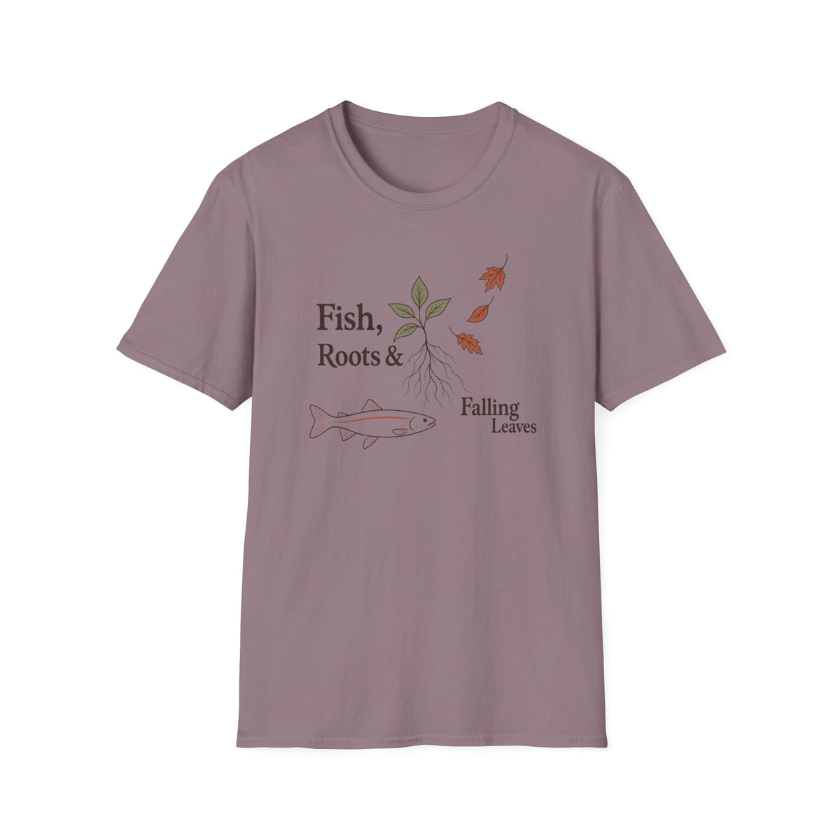 Fish, Roots & Falling Leaves T-Shirt