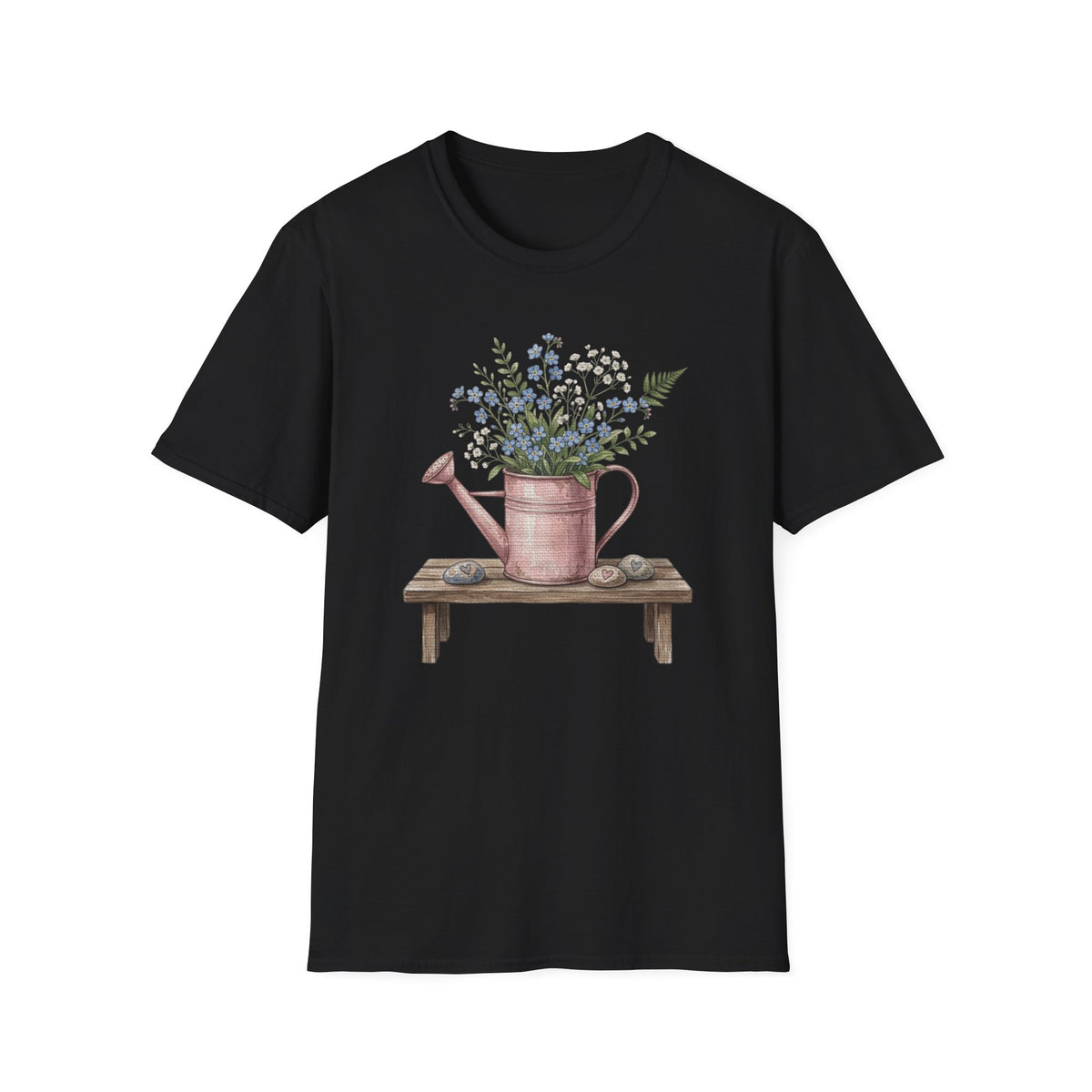 Floral Watering Can T-Shirt
