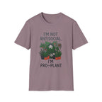 I'm Not Antisocial, I'm Pro‑Plant T-Shirt