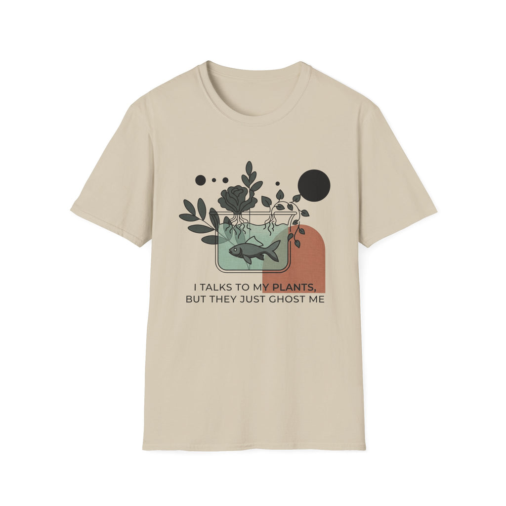 Plant & Fish Graphic T-Shirt