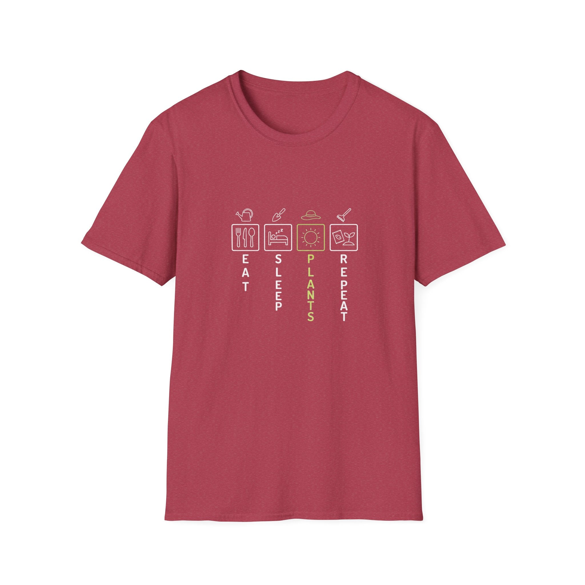 Eat Sleep Plants Repeat Graphic T-Shirt