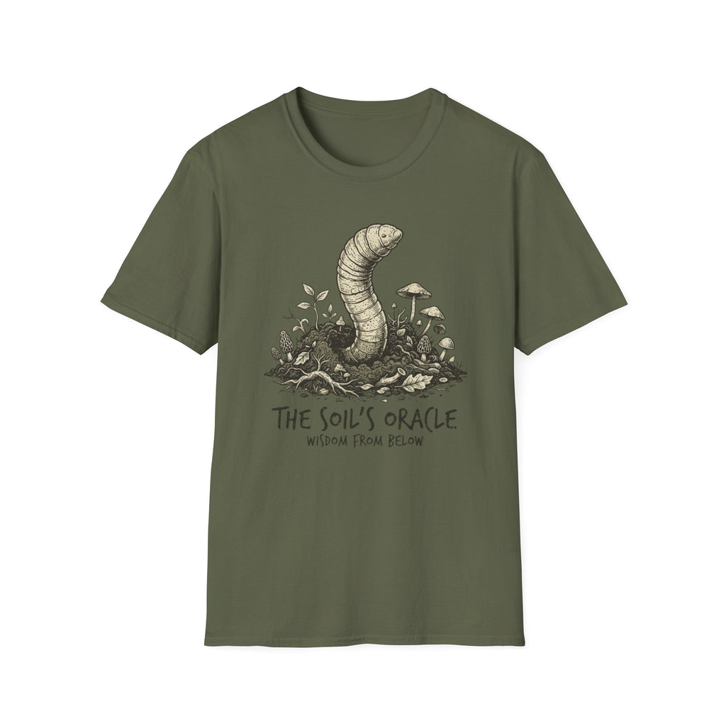 'The Soil's Oracle' Worm T-Shirt