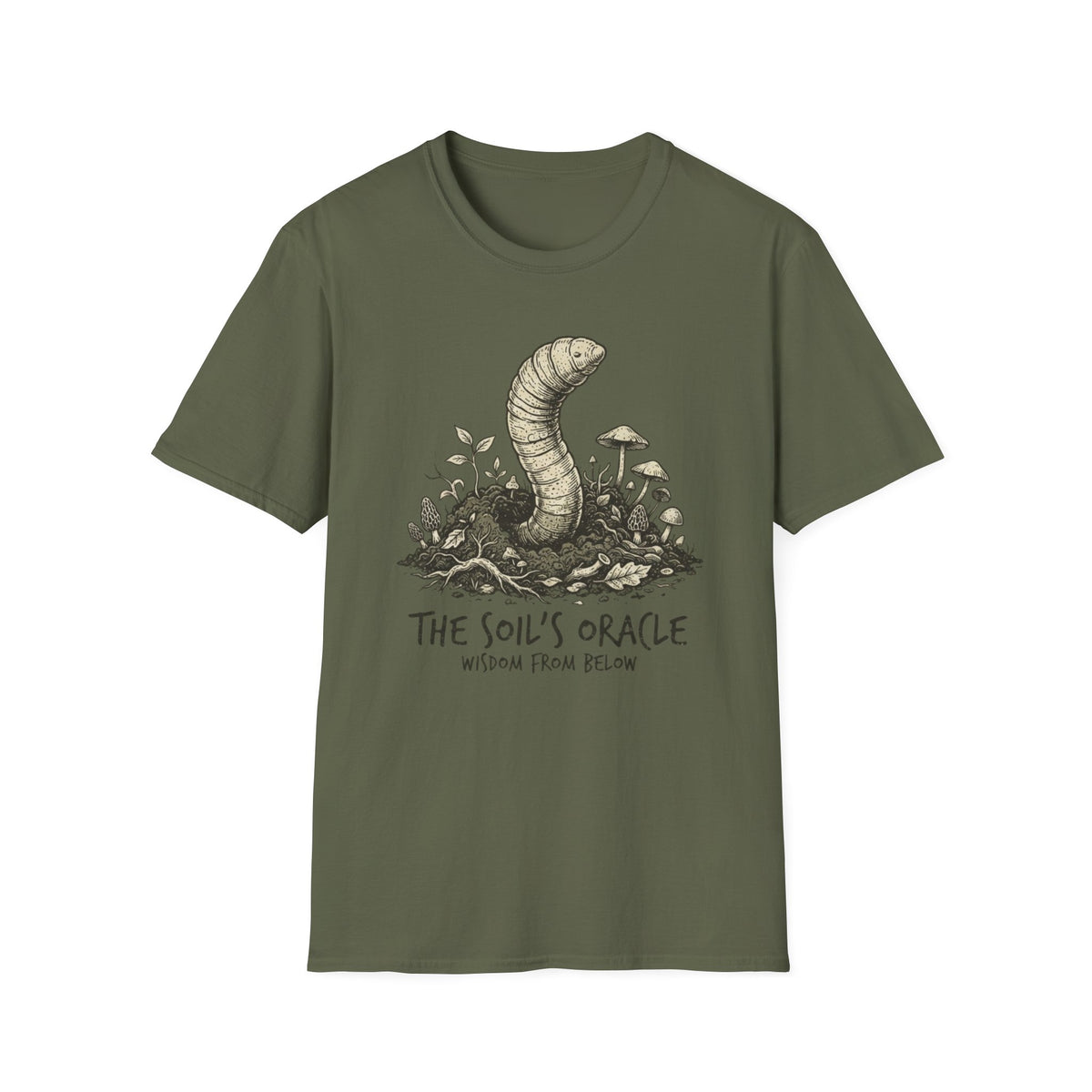 'The Soil's Oracle' Worm T-Shirt