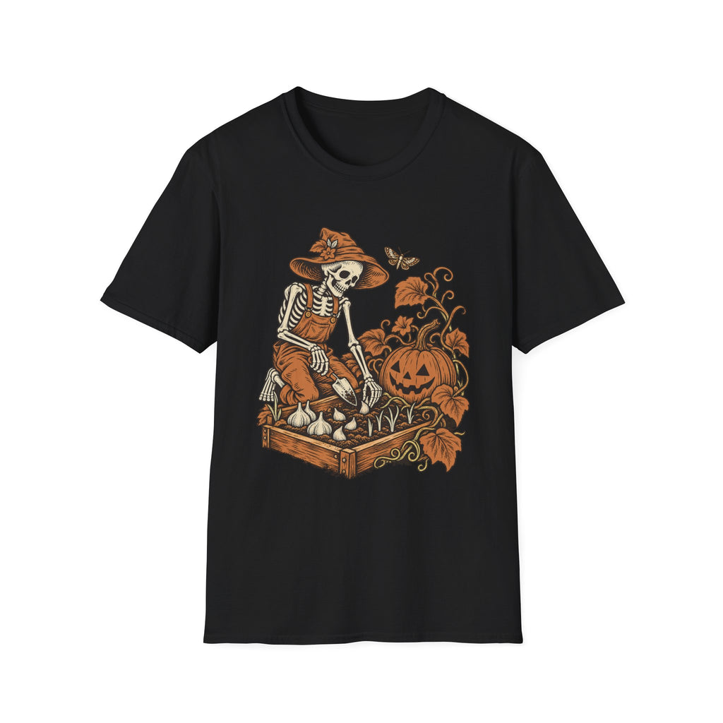 Skeleton Gardener Halloween T-Shirt