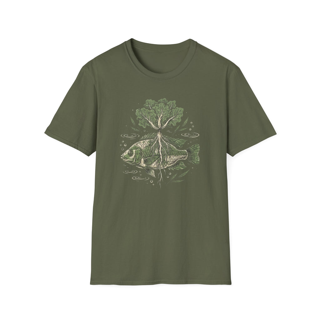 Fish & Tree Eco Graphic T-Shirt