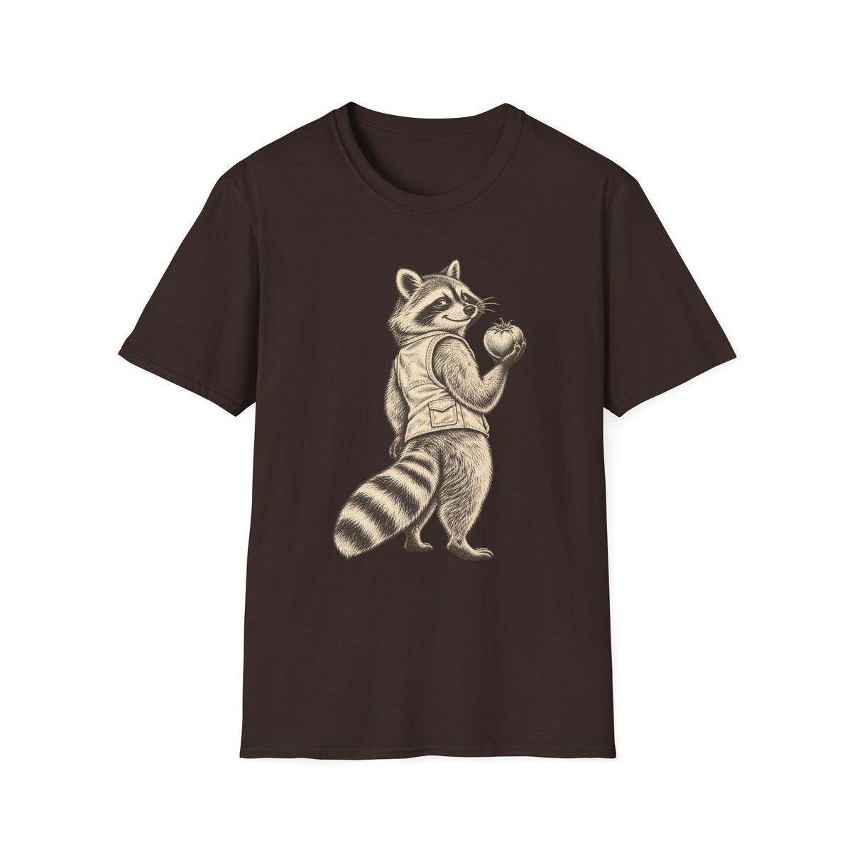 Raccoon Holding Tomato T-Shirt