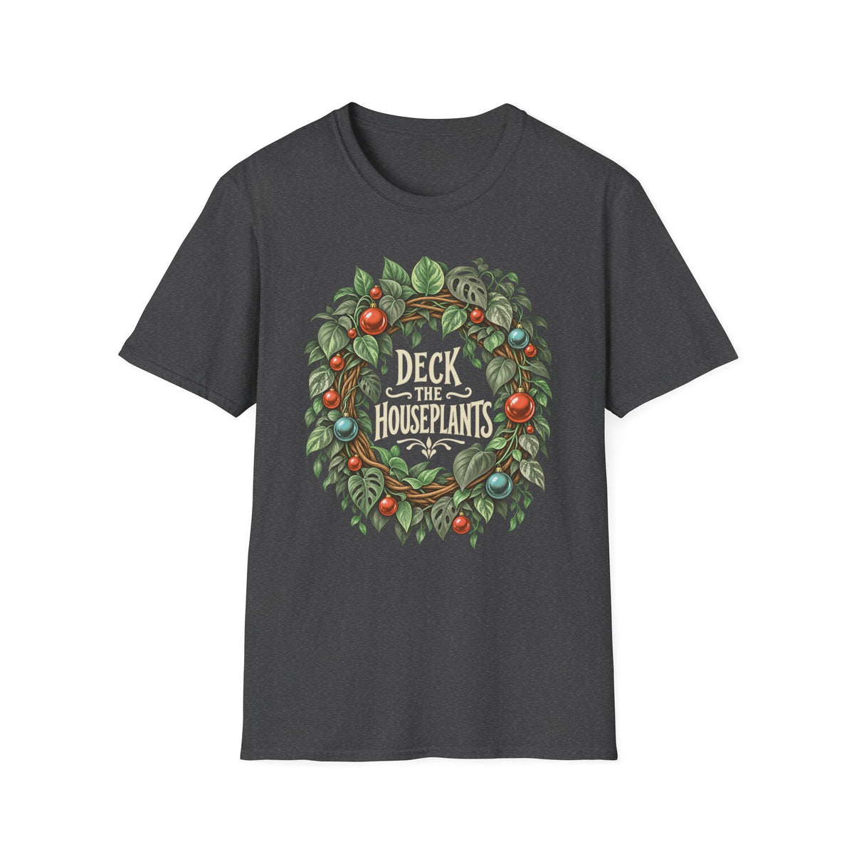 Deck the Houseplants Christmas Tee