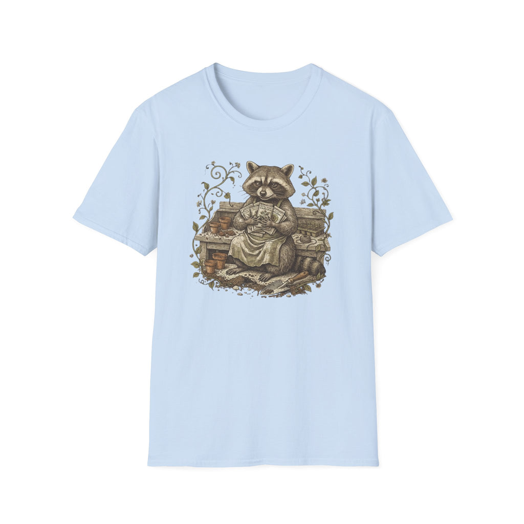 Raccoon Gardening T-Shirt