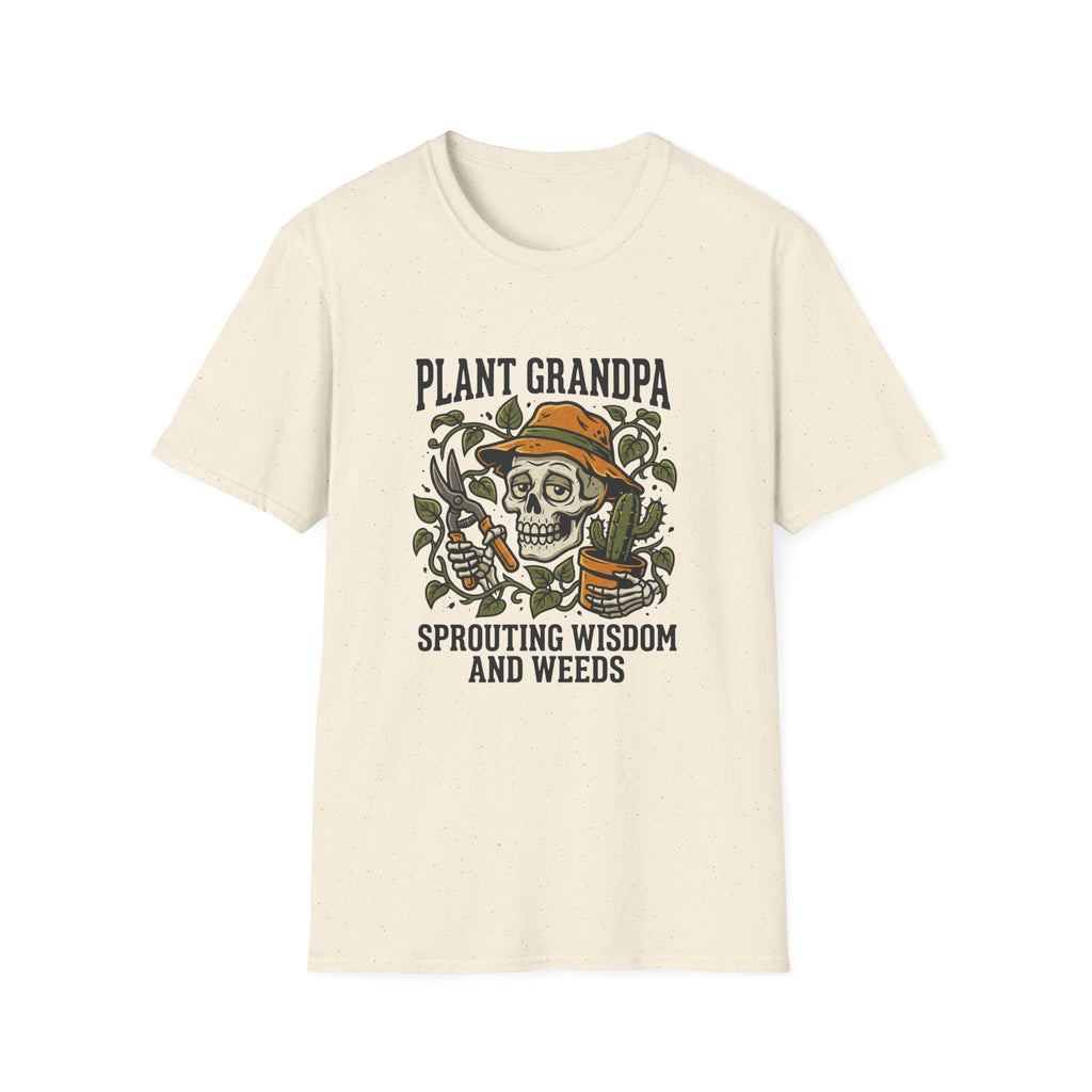 Skeleton Gardener Plant Grandpa T-Shirt