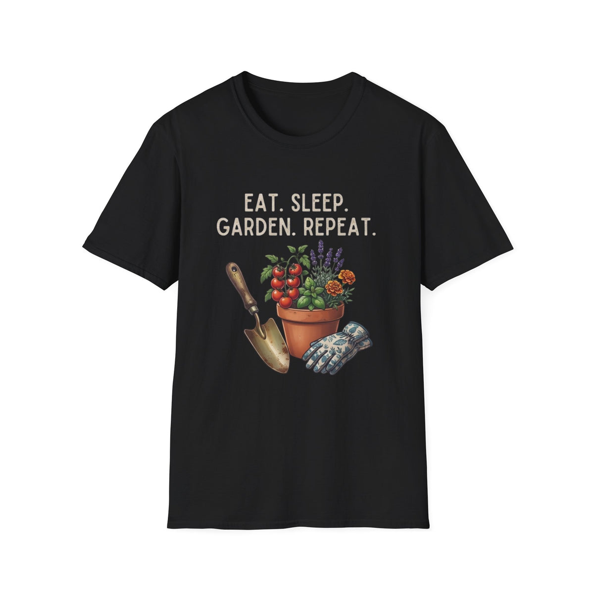 Eat. Sleep. Garden. Repeat. T-Shirt