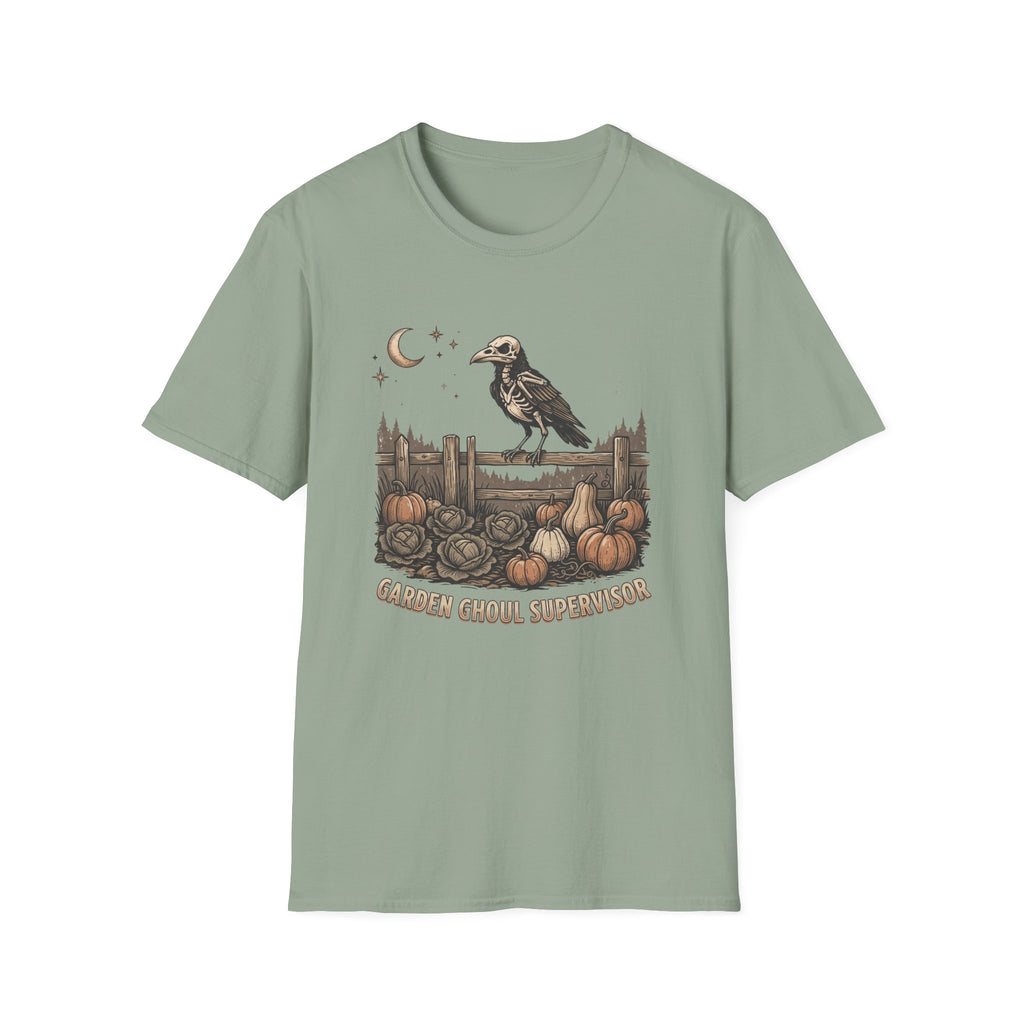 Crow Raven Pumpkin Patch T‑Shirt