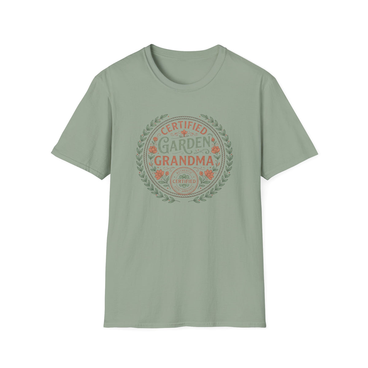 Floral T-Shirt for Grandmothers