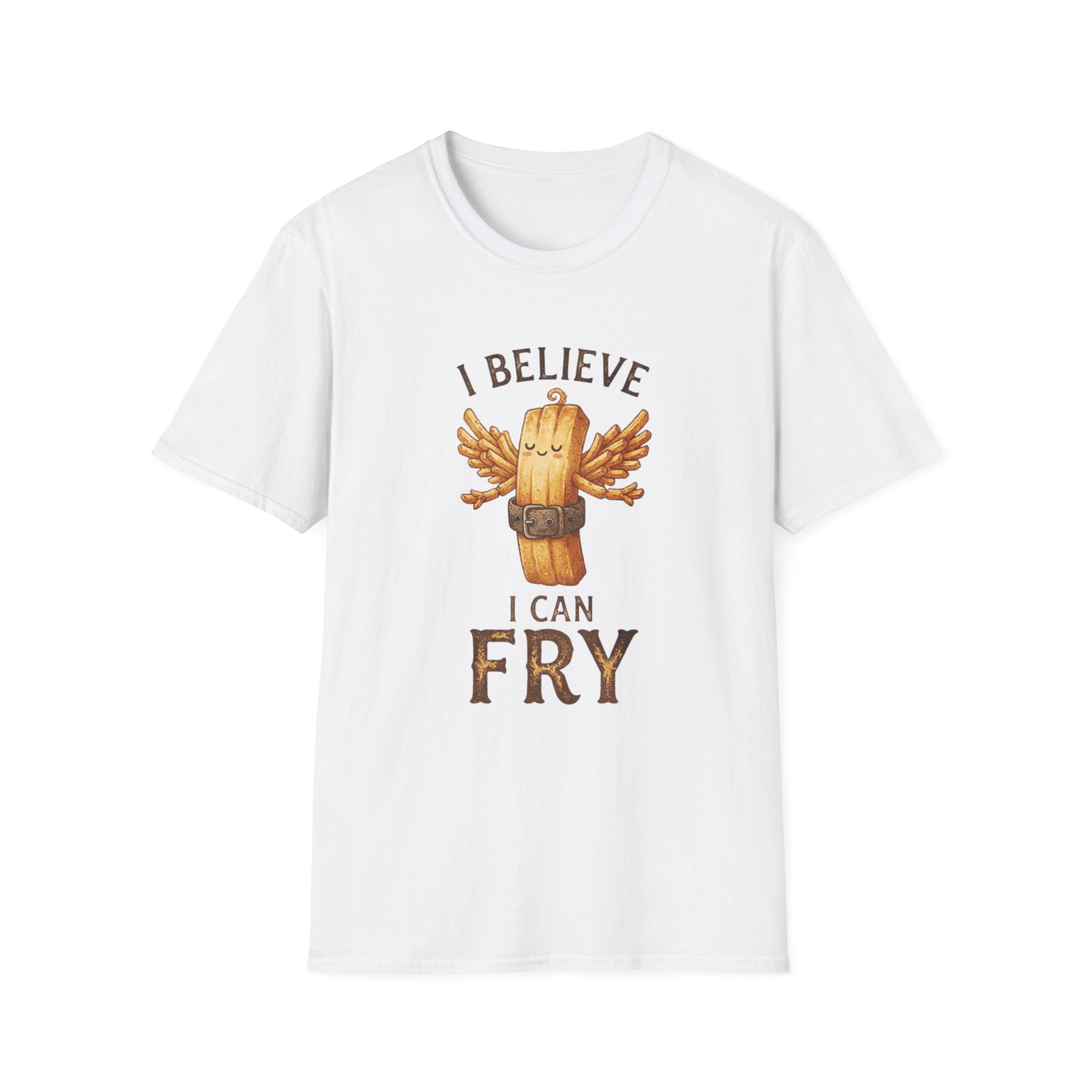 "I Believe I Can Fry" Funny Fried Potato T-Shirt