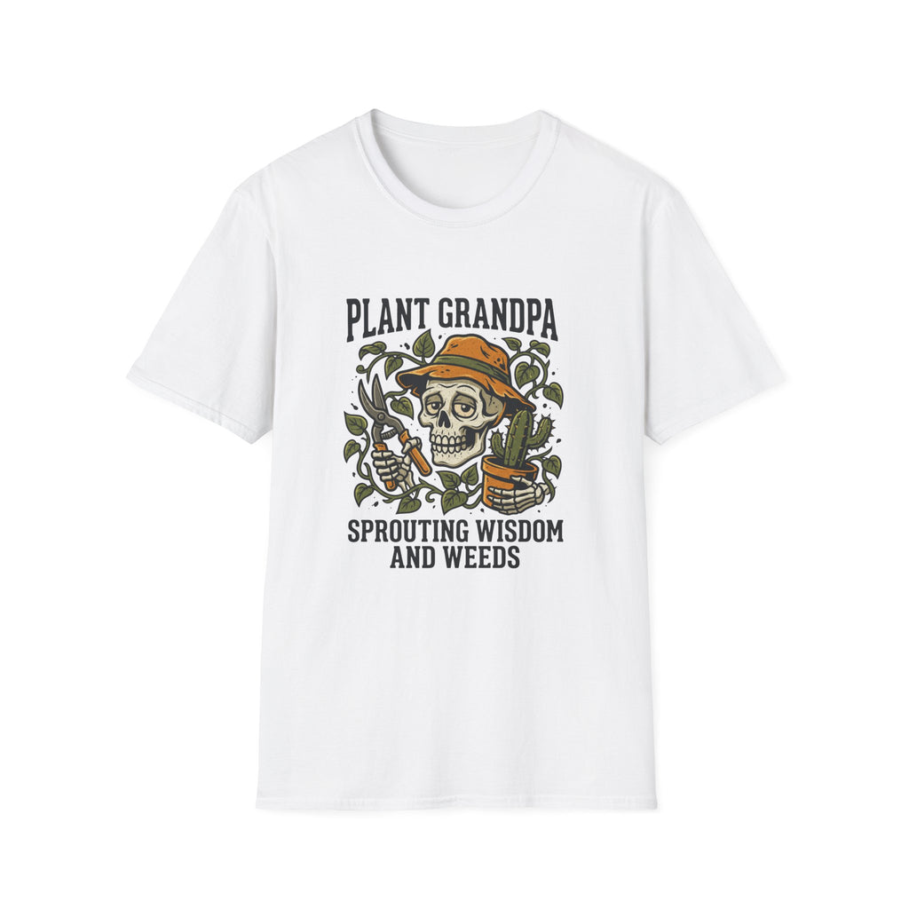 Skeleton Gardener Plant Grandpa T-Shirt