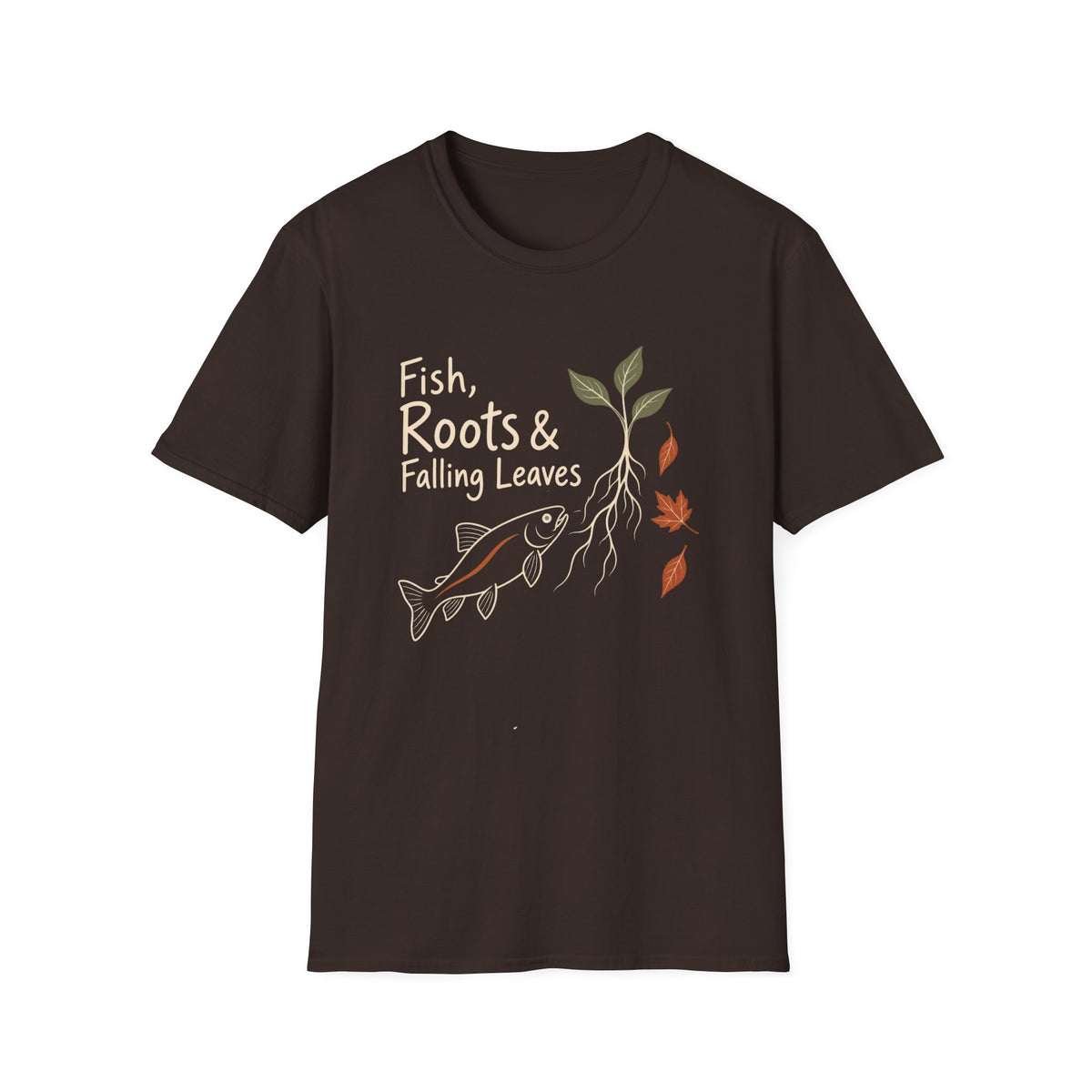 Fish, Roots & Falling Leaves T-Shirt