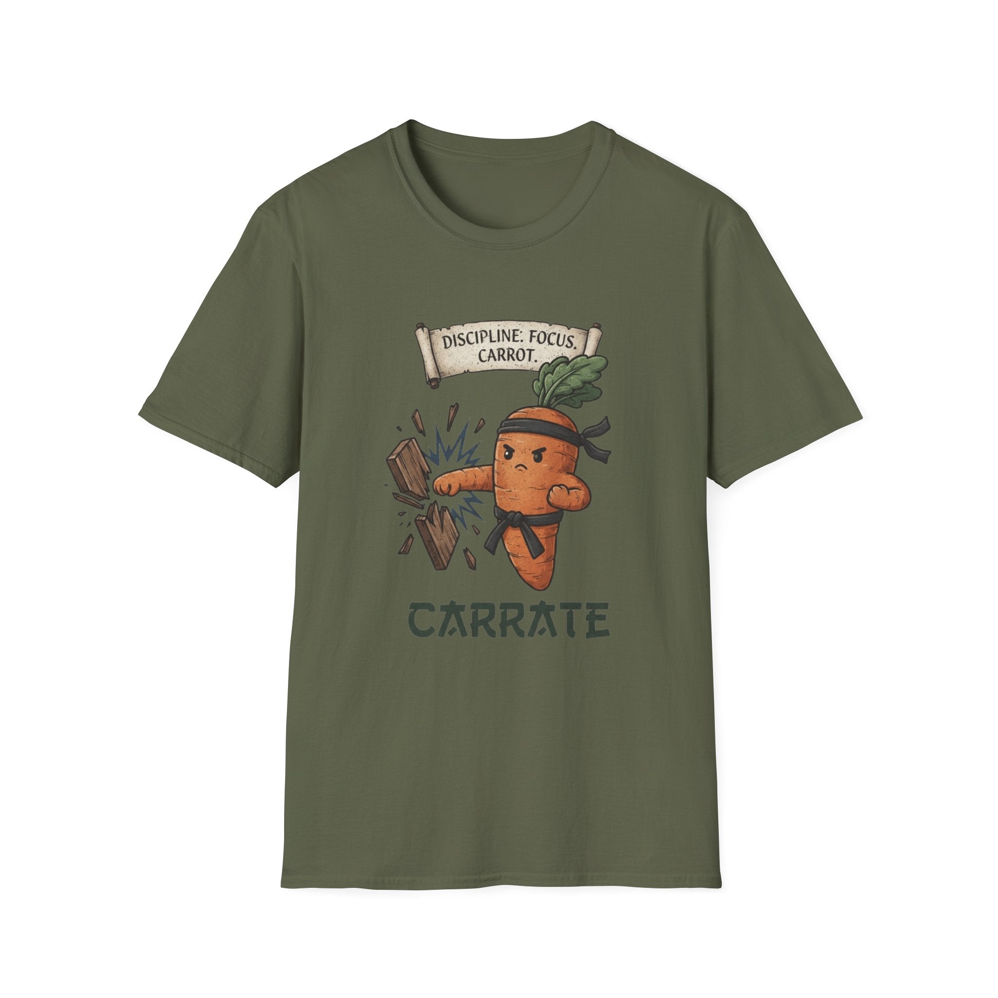 "Discipline. Focus. Carrot." Carrrate T-Shirt