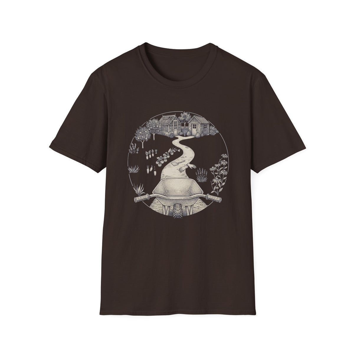 Cottage Path Graphic T-Shirt