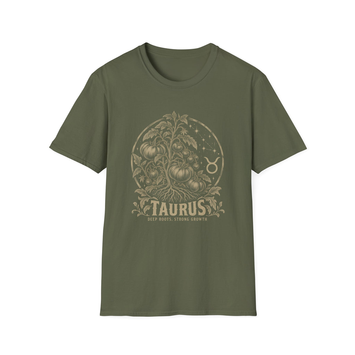 Taurus Zodiac Garden T-Shirt