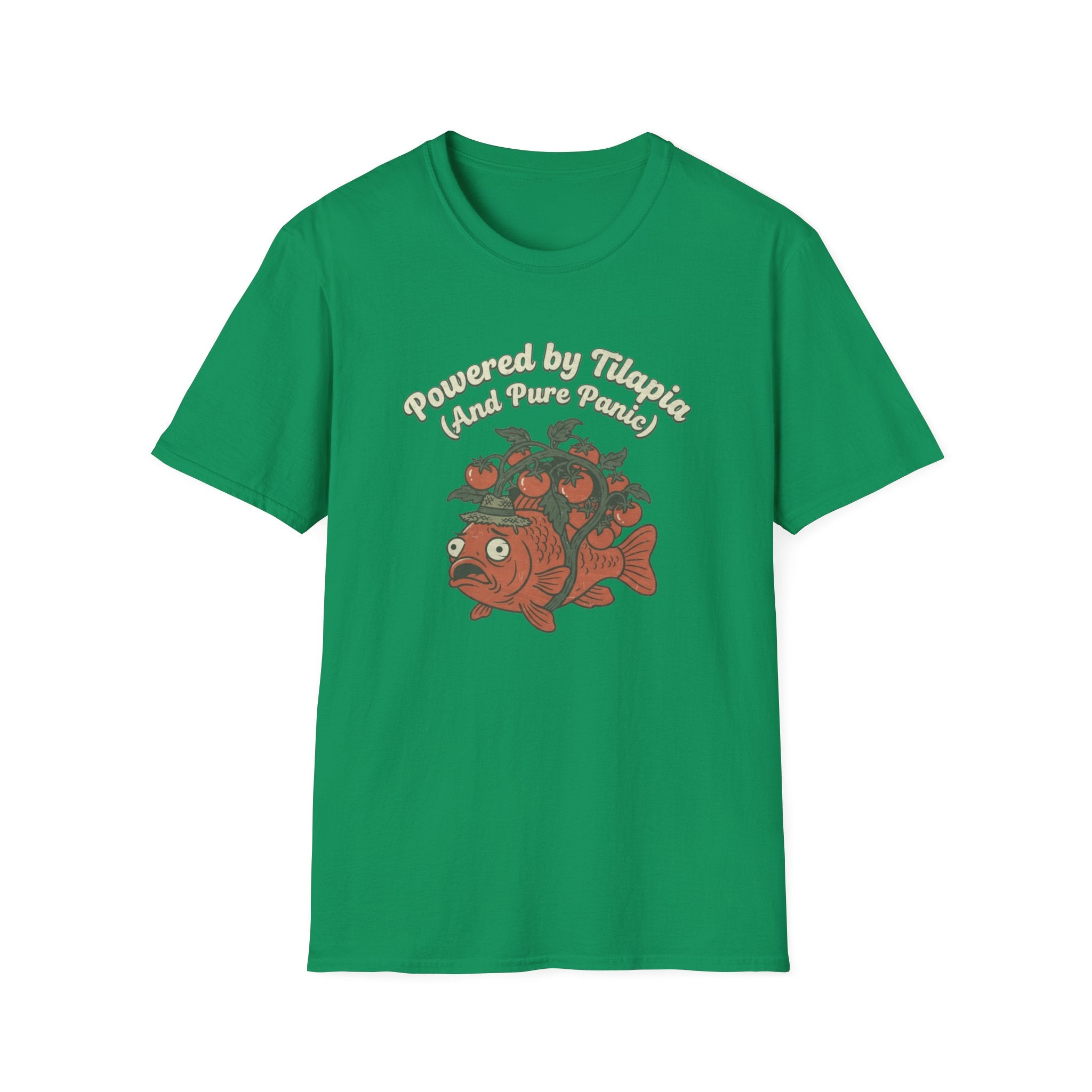 Powered by Tilapia and Pure Aquaponics T-Shirt
