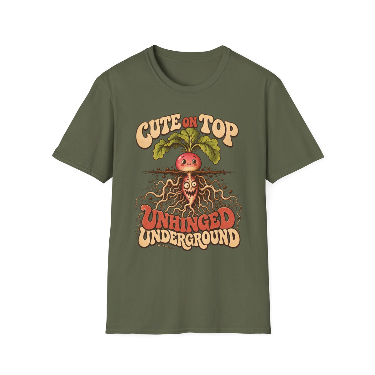 Cute On Top, Unhinged Underground T-Shirt