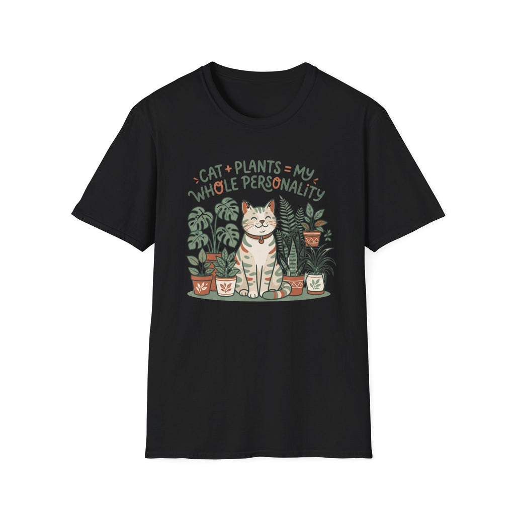 Cat + Plants T‑Shirt