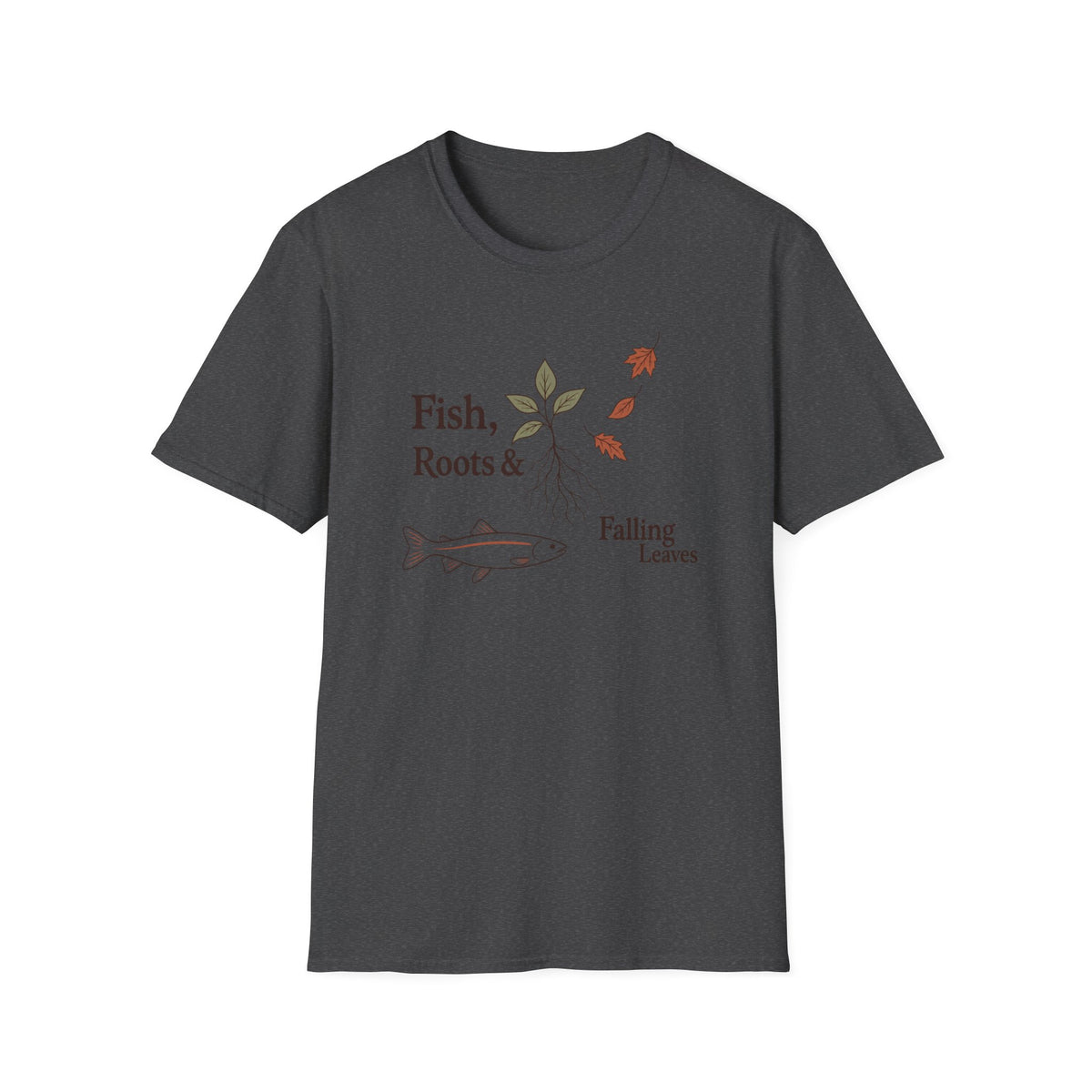Fish, Roots & Falling Leaves T-Shirt