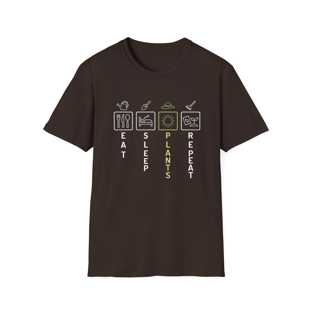 Eat Sleep Plants Repeat T-Shirt
